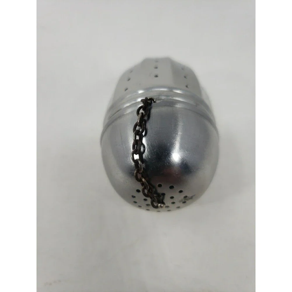 Vintage Stainless Steel Acorn Tea Infuser Loose Leaf Tea Steeper Ball with Chain